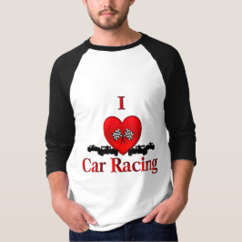 Camiseta Carreras del coche del corazón