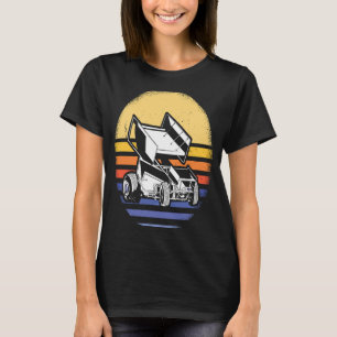 Camiseta Carreras del coche deportivo retro Sunset Sprint
