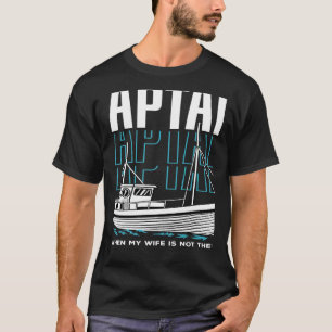 Camiseta Carreras deportiva Cabina de barco Capitán Motor B
