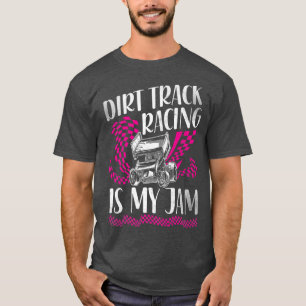 Camiseta Carreras Dirt Track Race Sprint Car Girlfriend Chi