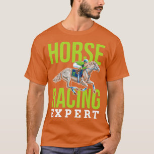 Camiseta Carreras ecuestre divertida de caballos ingleses