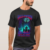 Carreras en la calle de Halloween Truco o trato es