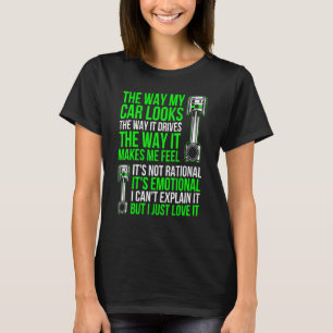 Camiseta Carreras Entusiasta De Auto Racecar De Coche Múscu