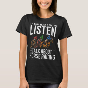 Camiseta Carreras equina Carreras de pista de caballo cabal