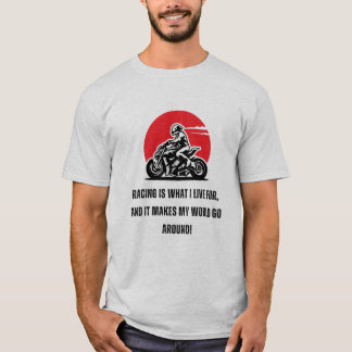 Camiseta Carreras es para lo que vivo | F1 | Motodeporte