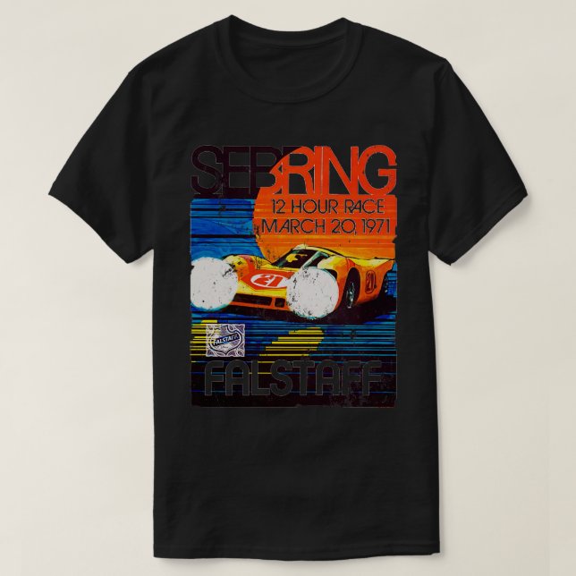 Camiseta Carreras Falstaff de Sebring (Diseño del anverso)