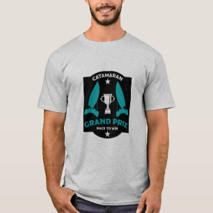 Camiseta Carreras Hidrofoil Sailboat