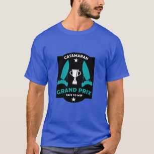 Camiseta Carreras Hidrofoil Sailboat