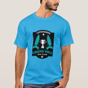 Camiseta Carreras Hidrofoil Sailboat