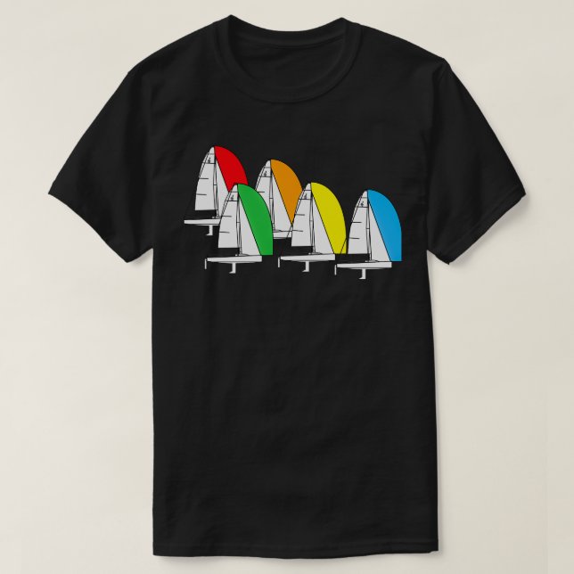 Camiseta Carreras J70 de veleros (Diseño del anverso)
