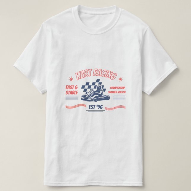 Camiseta Carreras Kart de campeonato - Sesión de verano (Diseño del anverso)