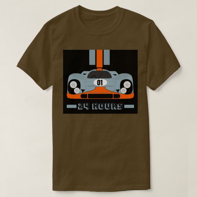 Camiseta Carreras Le Mans Motor Carreras S 24 Horas (Diseño del anverso)
