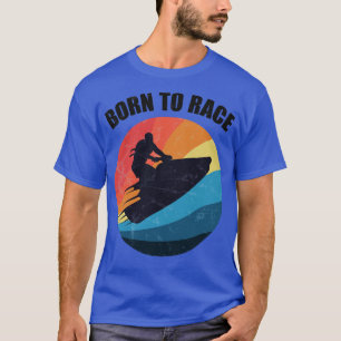 Camiseta Carreras moto acuática de  de lancha motora nacida