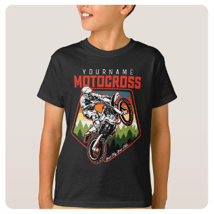 Camiseta Carreras Motocross personalizada Dirt Bike Trail R