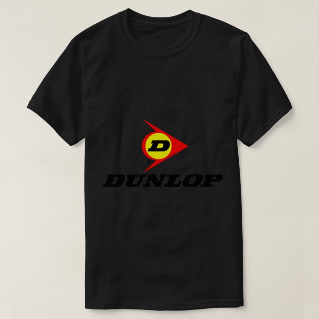 Camiseta Carreras Parte Dunlop Pegatina de neumáticos (Diseño del anverso)