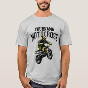 Camiseta Carreras personalizada de moto-cruz sucia para cic