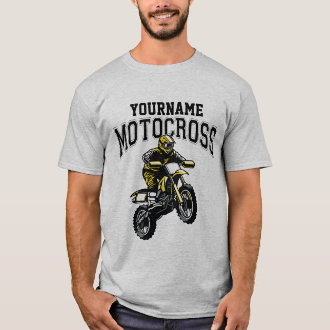 Camiseta Carreras personalizada de moto-cruz sucia para cic (Anverso)
