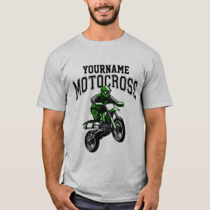 Camiseta Carreras personalizada de moto-cruz sucia para cic