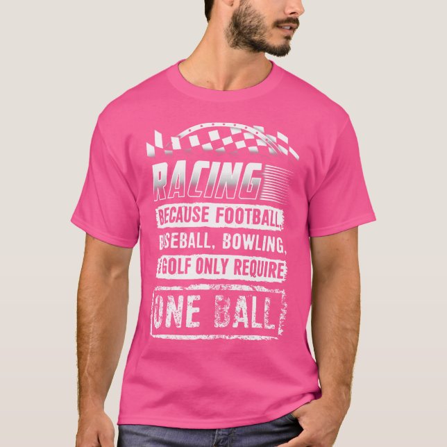 Camiseta Carreras Porque El Bonibol De Fútbol Y El Golf (Anverso)