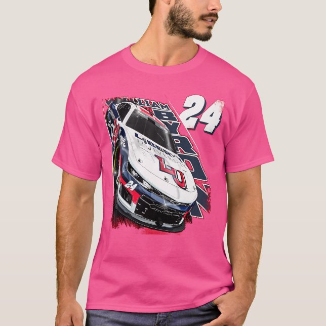 Camiseta Carreras Roja William Byron (Anverso)