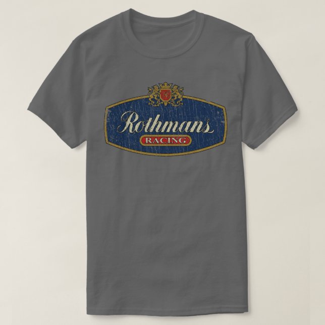 Camiseta Carreras Rothmans de Motodeportes 1982 (Diseño del anverso)