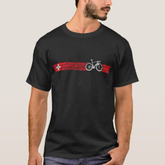 Camiseta Carreras suizas de la bici de Suiza CH de la