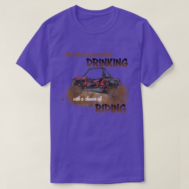 Camiseta Carreras Utv Rzr De Usa (Diseño del anverso)