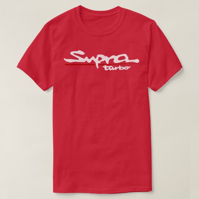 Camiseta Carreras Vintage Supra Turbo (Diseño del anverso)