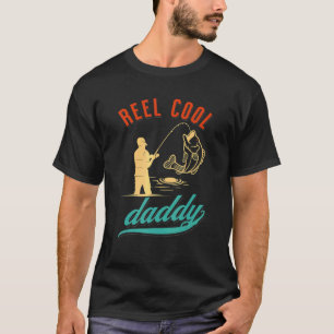 Camiseta Carrete de Pesca Cool Papá Día del Padre Pescador