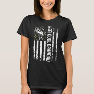 Camiseta Carrete De Pesca Para Hombres Usa Bandera Carrete