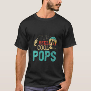 Camiseta Carrete de Pesca para Mujeres Cool Pops Día del Pa