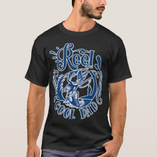 Camiseta Carrete Divertido Papá Genial Pesca Pescadores