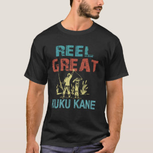 Camiseta Carrete Gran Kuku Kane Abuelo Genial de Pesca Retr