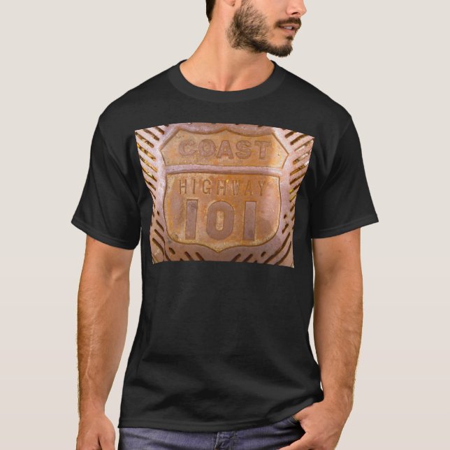 Camiseta Carretera 101 de la costa (Anverso)