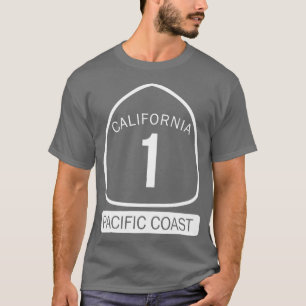 Camiseta Carretera 1 de la costa del Pacífico de California
