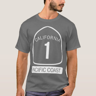 Camiseta Carretera 1 de la costa del Pacífico de California