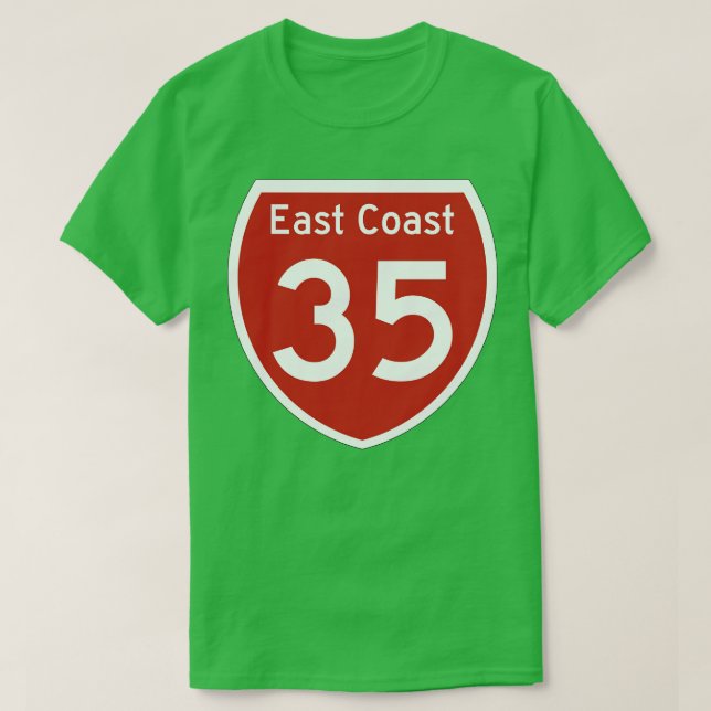 Camiseta Carretera 35 Costa Este Nueva Zelanda (Diseño del anverso)