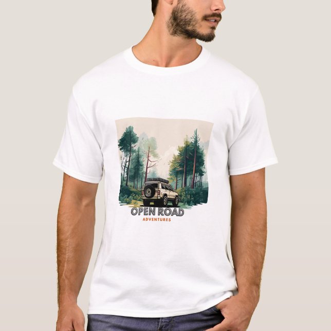 Camiseta carretera abierta (Anverso)