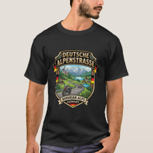 Camiseta Carretera alpina alemana Baviera Ruta escénica