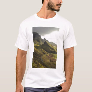 Camiseta Carretera ascendente a The Quiraing, Isla de Skye,