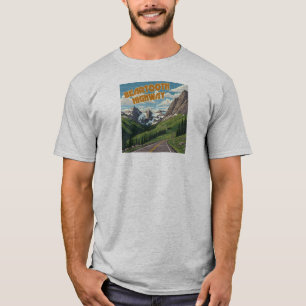 Camiseta Carretera Beartooth Montana Wyoming Paisaje