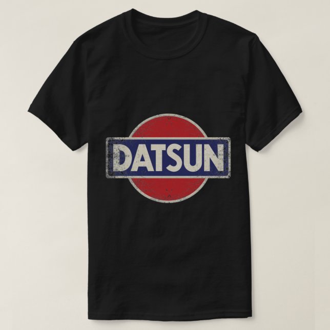 Camiseta Carretera clásica con logotipo Datsun Retro (Diseño del anverso)