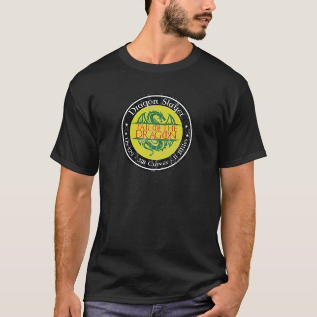 Camiseta Carretera Cola del Dragón US 129 Motocicleta 01 (Anverso)