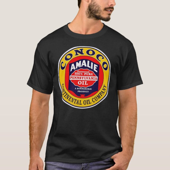 Camiseta Carretera Conoco Oil Retro Classic (Anverso)