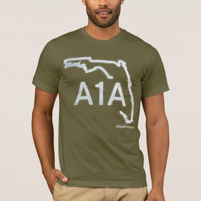 Camiseta Carretera de A1A Caostal (Anverso)