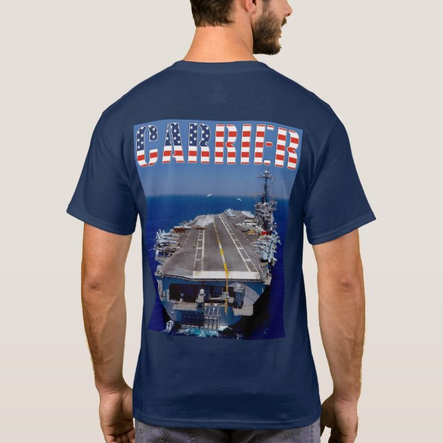 CAMISETA CARRETERA DE AERONAVES DE EE.UU. - CVN-74 (Reverso)