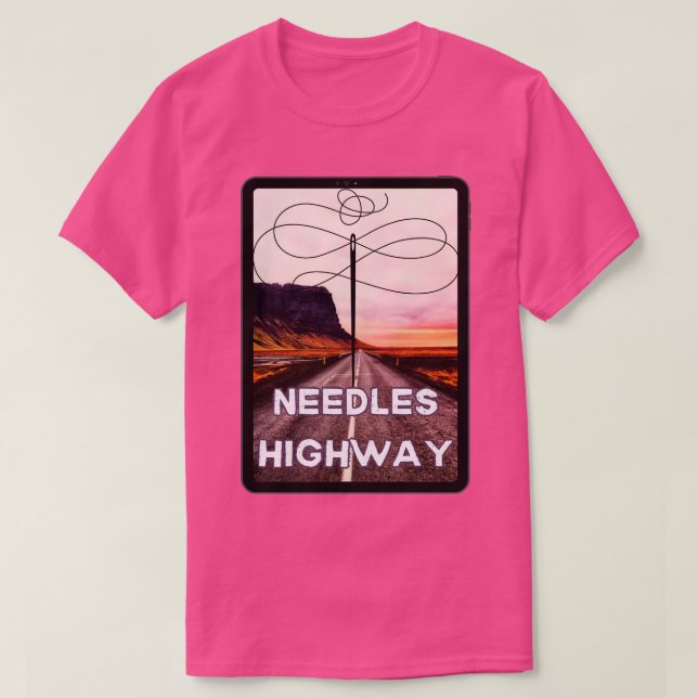 Camiseta carretera de agujas (Diseño del anverso)