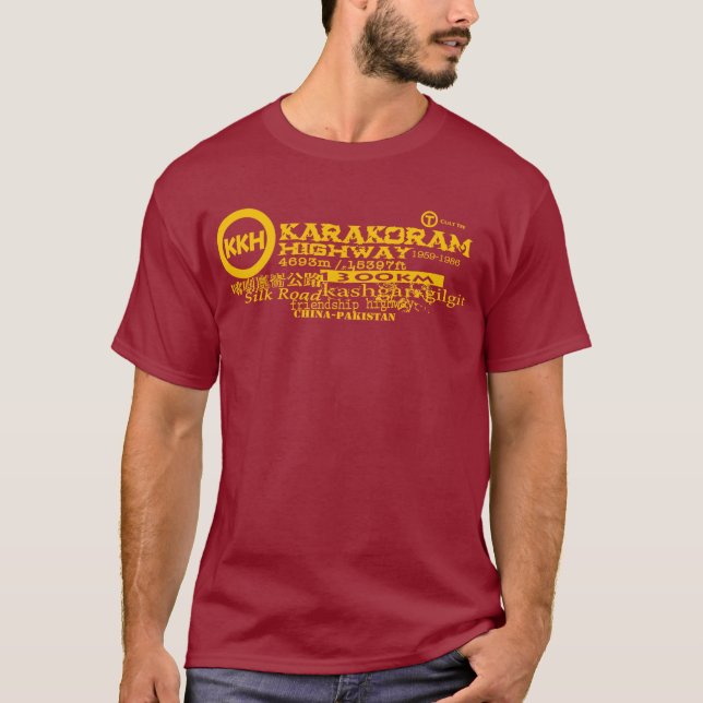 Camiseta Carretera de Karakoram (Anverso)
