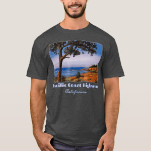 Camiseta Carretera de la costa del Pacífico Hwy One Califo
