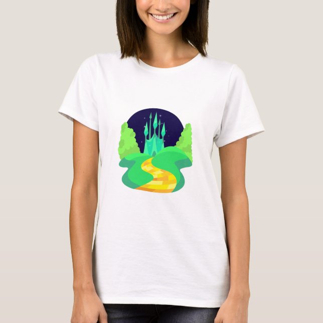 Camiseta carretera de ladrillo amarillo (Anverso)
